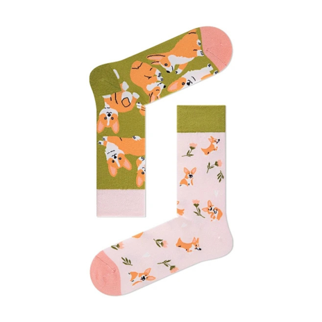 10 Paar trendige Damensocken