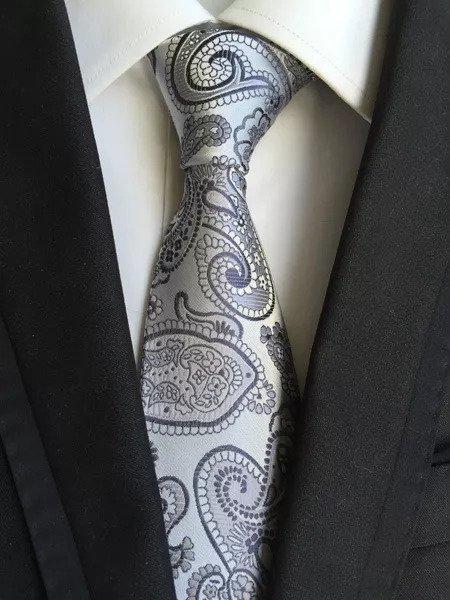 High Density Paisley Cashew Flower Polyester Men Suit Tie - Beltbuy Store