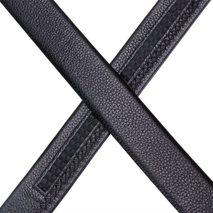Men Leather Ratchet Belt Dress with Click Sliding Buckle 1 3/8" in Gift Box - Adjustable Trim to Fit - Beltbuy Store